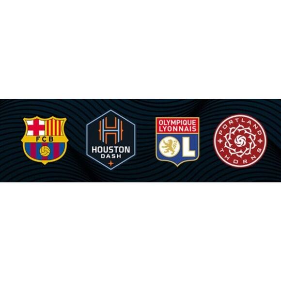 Ruffneck Women’s International Champions Cup 2021 Scarf - WICC Soccer FCB New - Picture 2 of 11